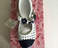 Lelli Kelly Pois Blu (AE08) Pois Flat