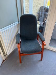 armchair - very comfortable- not in use now.