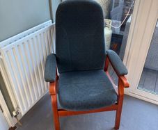 armchair - very comfortable- not in use now.