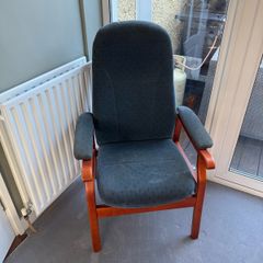 armchair - very comfortable- not in use now.