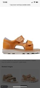 Clarks Leather Boys Sandals
