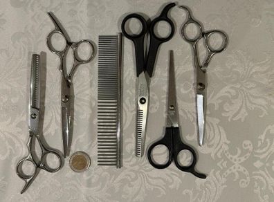 Thinning Grooming Scissors for cats/dogs x6