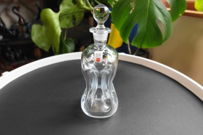 Vintage Holmegaard Kluk-Kluk Glass Decanter
