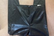 Zara hi rise faux leather Legging BNWT