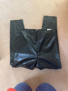 Zara hi rise faux leather Legging BNWT