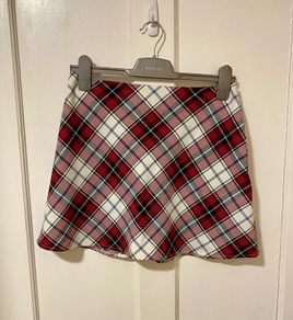 River Island tartan mini skirt