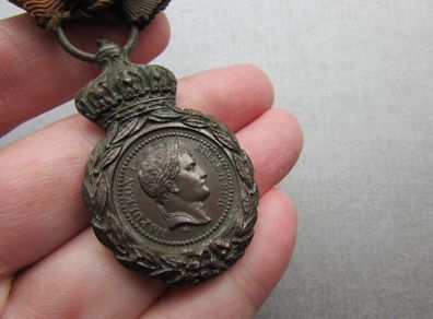 France.St Helena Campaign Medal.Napoleonic Wars..Est 1857.Service 1792 to 1815.Army/Navy.