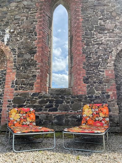 garden loungers bed / chairs 1970s original