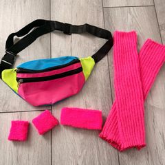 80s Fancy Dress Accessories Set