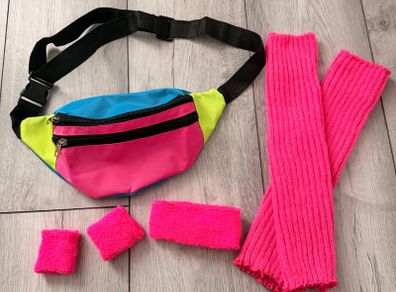 80s Fancy Dress Accessories Set