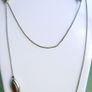Vintage Multi Strand Beaded Necklace Elliptical Gold Tone Image 3