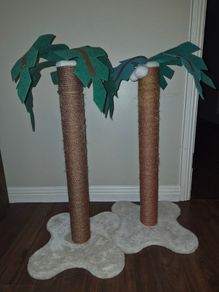 2x Palm Tree Cat Scratcher Posts (Zooplus)