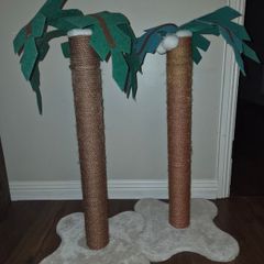 2x Palm Tree Cat Scratcher Posts (Zooplus)