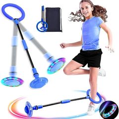 Swing Wheel with Light Wheel, Children's Flashing Jump Ring, Children's Flashing Jump Ring, Foot Gyro, Jumping Ball, Flashing Foldable Flash Jumping Ball, Flashing Jump Ball