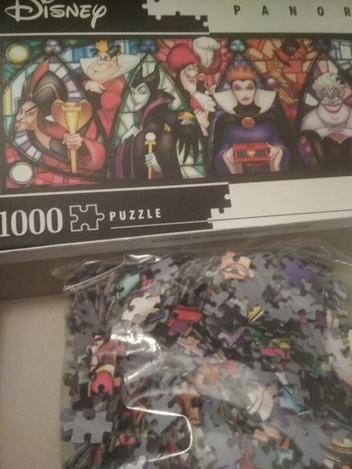 Disney panorama Clementoni Jigsaw Villains 1000 pcs complete