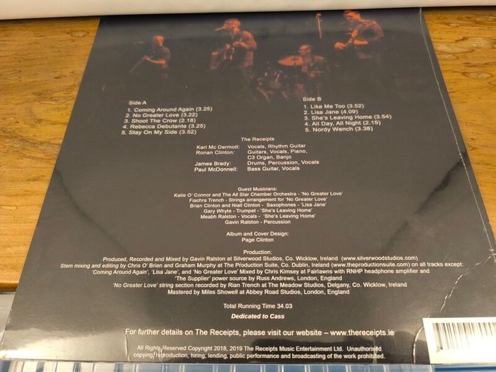 Sealed The Receipts 12in Vinyl