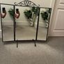 Elegant Folding Vanity Mirror with Jewelry Storage Image 3