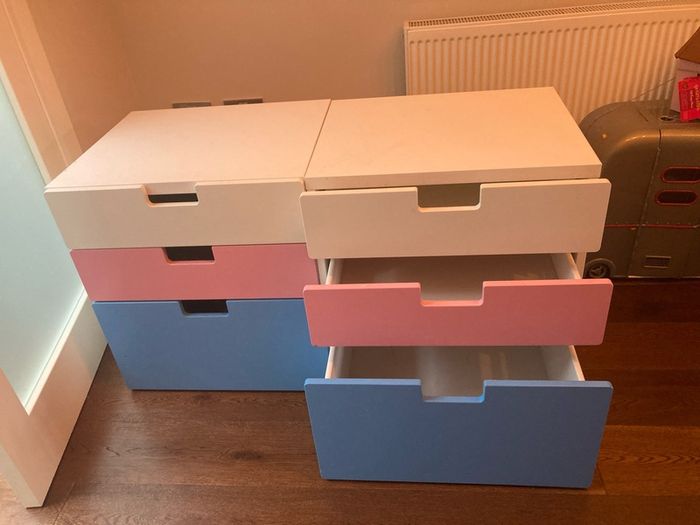 Reduced! Pair of IKEA drawer units