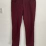 jeans burgundy straight leg jeans size 10 Image 6