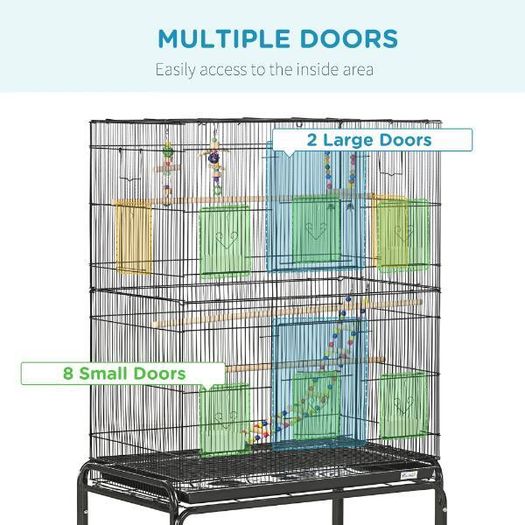 Large Bird Cage with Stand