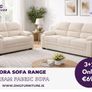 New 3+2 Grey Fabric Sofa On Sale Image 2