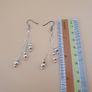 Classic Sterling Silver Multi-Strand Dangle Earrings Image 3