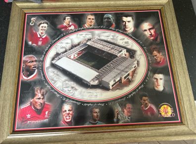 Liverpool FC "Kings of Anfield" Large Framed Collectors Print / Picture