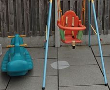 Toddler Outdoor Play Set Bundle (Swing & Rocker) - Must Take All