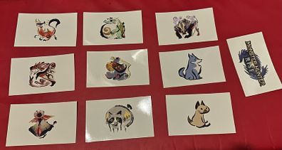 Monster Hunter Rise Nintendo Switch Official Stickers