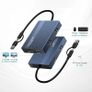 USB C to Dual HDMI DisplayLink Adapter, 4K@60Hz, 2 HDMI & 3 USB-A Ports, 100W PD Charging, USB C DisplayLink Docking Station for Mac M1/M2/M3/M4, Windows,USB A/C to Dual Monitor Adapter Image 3