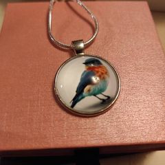Handmade Robin Pendant
