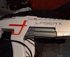 toy gun it's a laser x