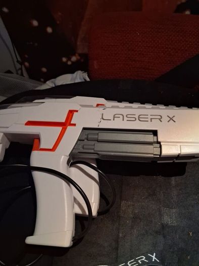 toy gun it's a laser x