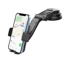 Car Phone Holder Mount - Grade Reliable 360 Rotation Phone Stand Accessories Automobile Cradle for Dashboard / Windscreen, Compatible with All Mobile Phones