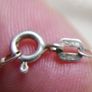 Vintage long Sterling Silver 925 Belcher Chain Necklace - Strong Circular Links length 24" - 2,8g Image 7