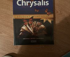 Chrysalis student book and portfolio