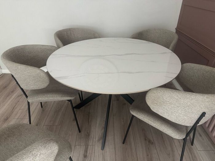 Table and chairs