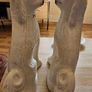 2 Large Staffordshire Style Spaniel Dog Ornaments Image 2