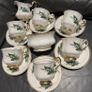Vintage Lily of The Valley Teacups and Saucers Set Image 3
