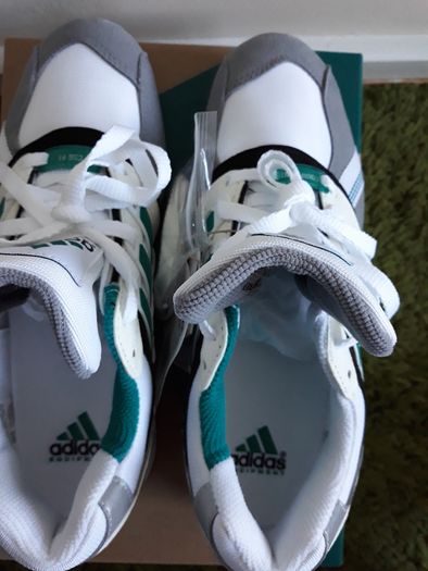 Adidas EQT Cushion 91 Consortium 30th Anniversary UK-7.5/EUR-41.5 G58101 Cloud White/Equipment Green/Core Black-2021