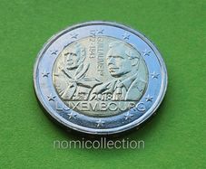 Luxembourg 2018 year Uncirculated 2 Euro coin.
