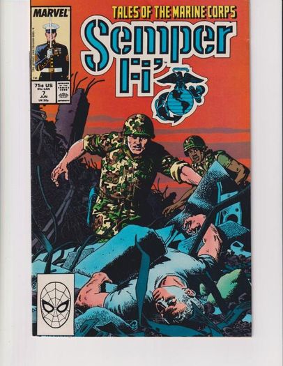 Semper Fi #7 Peacekeepers 1989 Marvel Modern Age Comic
