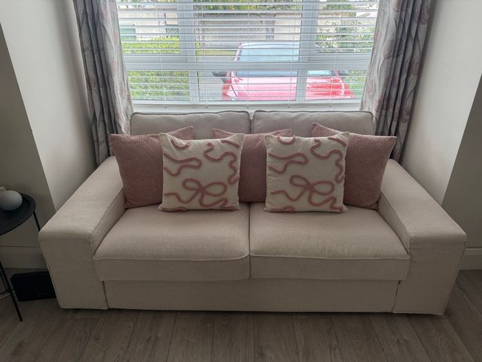Two Matching 2-Seater Sofas