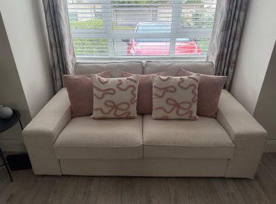 Two Matching 2-Seater Sofas