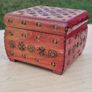 Vintage wooden box for jewelry or threads Image 3