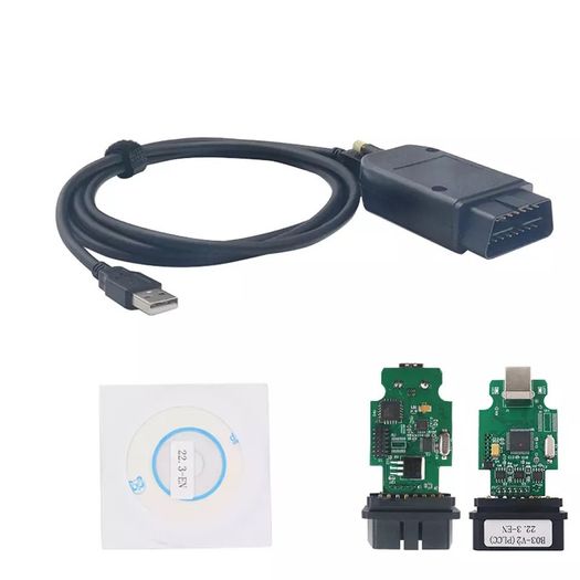 Vagcom V22.3 Obd2 Scanner Hex V2 Vag Com 21.9 Usb Interface For Vw Audi Skoda Seat Unlimited Vins Atmega162