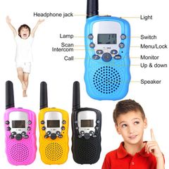 New Kids Walkie Talkie Radio Mini Toys, Two-Way Walkie-Talkie