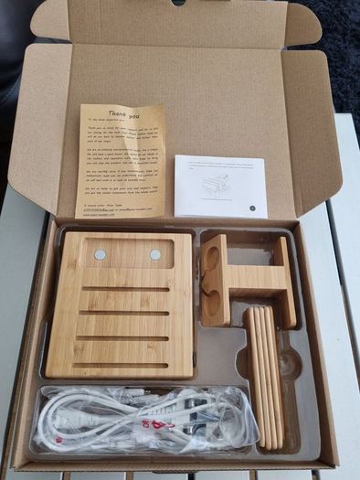 Bamboo Charging Station