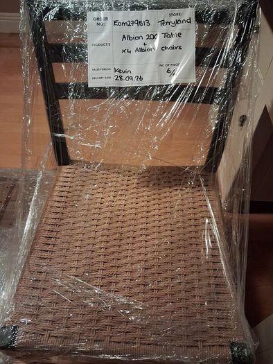 4 new dining room chairs
