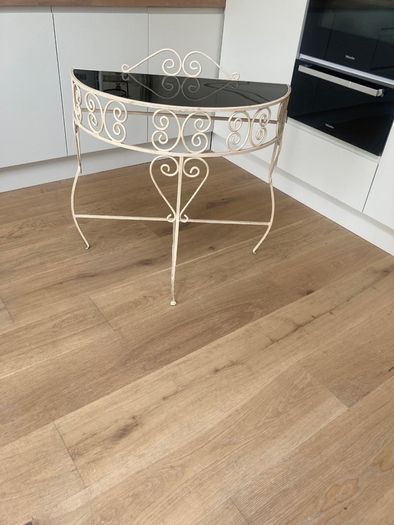 Vintage Console / Demi Lune Table